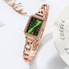 Luxury Rhinestone Denim Belt Bracelet Watch Women'S Niche Temperament Steel Belt Square Quartz Waterproof Watch