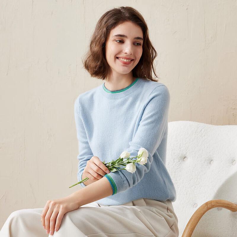 Women's Premium Round Neck Cashmere Sweater