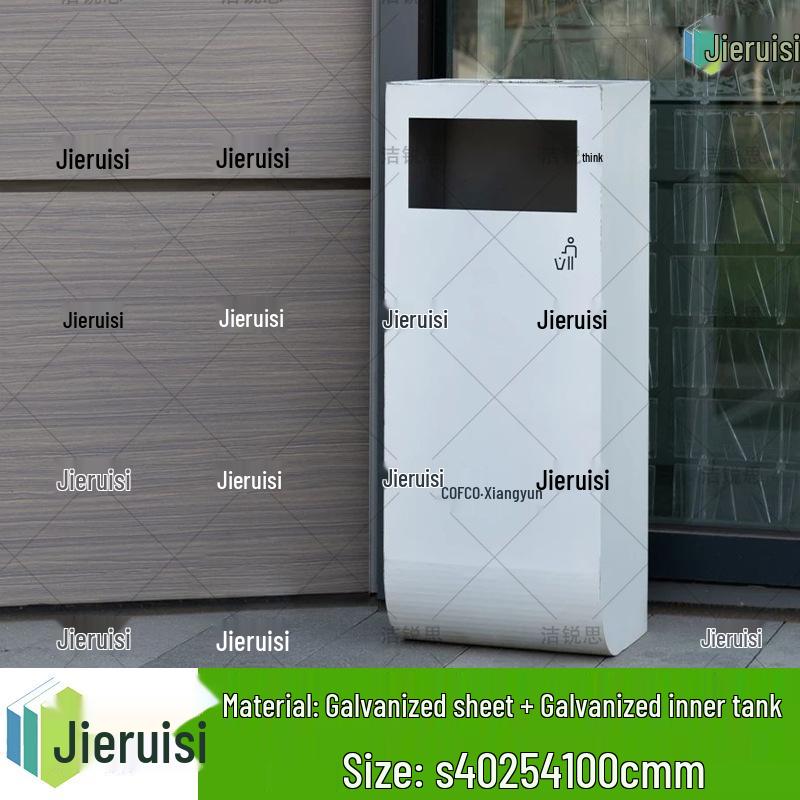 Stainless Steel Outdoor Trash Bin for Hotels, Parks, and Malls