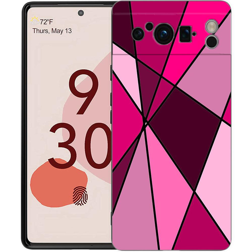 For Google Pixel 10 Pro Phone Case Pixel 9 Pro XL TPU Case Pixel 8 Pro 9A 8A 7A 7 6A 6 Pro Soft Cover Color Geometry Marble