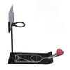 Desktop Basketball Game Aluminum Alloy Anti Slip Black Weighted Base Foldable Basketball Desktop Toy for Kids