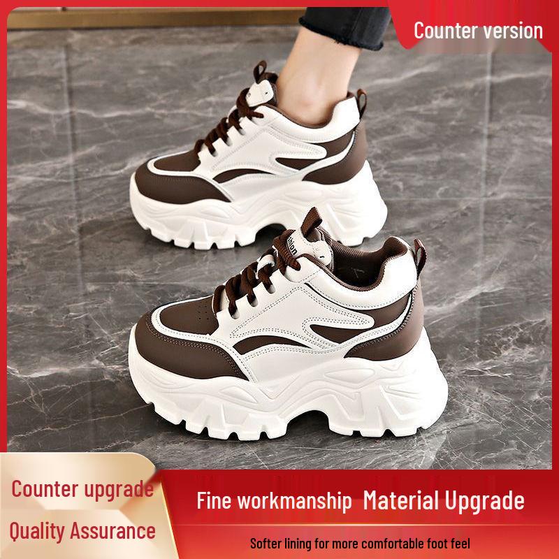 

Женские модные легкие повседневные кроссовки на толстой подошве, увеличивающие рост 40