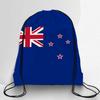 Drawstring Backpack with Cross Print Portable Storage Bag Lightweight Sports Sackpack for Outdoor Travel Gym School