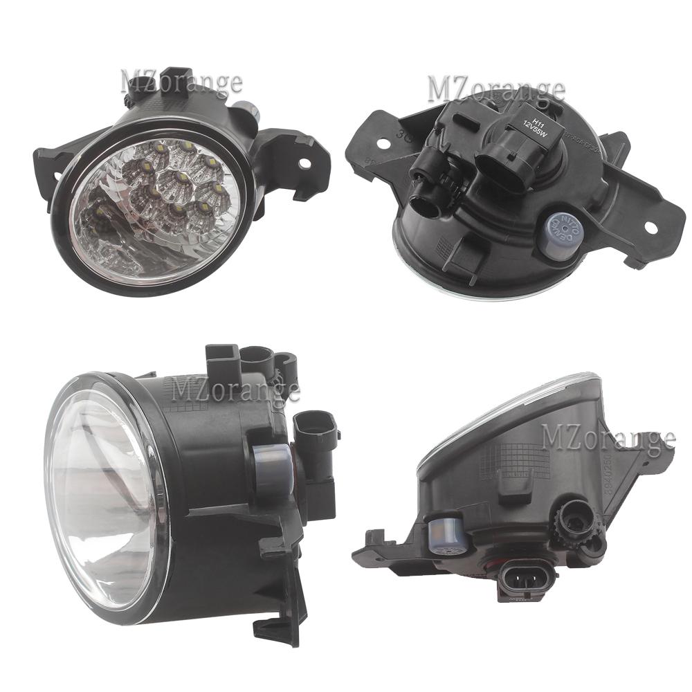 

Протитуманні фари світлодіодні фари для Nissan Almera Qashqai X-Trail Primera Teana Altima Maxima Sentra 2001-2015 протитуманні фари протитуман white led bulbs