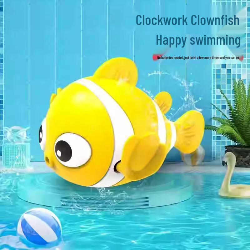 Wind-Up Swimming Animal Bath Toys for Kids