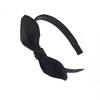 Ins Women's And Girls Side Satin Bow Knot Headband Non Slip Toothed Plastic Hoop Fashion Female Party Shopping Hair Accessory