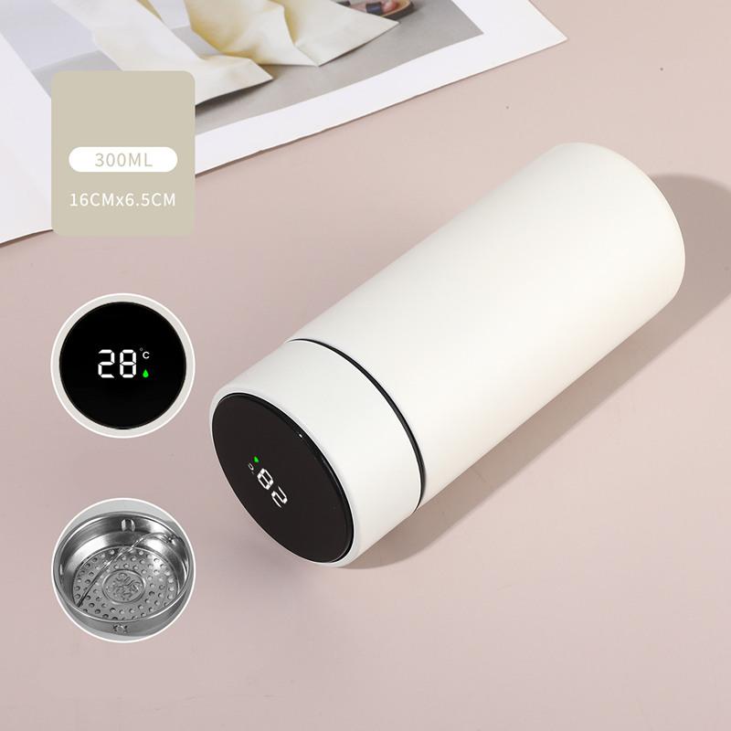 LED Temperature Display Coffee Thermos Bottle 300ML Smart  316 Stainless Steel Vaccum Insulated Bottle Travel Thermal Cup