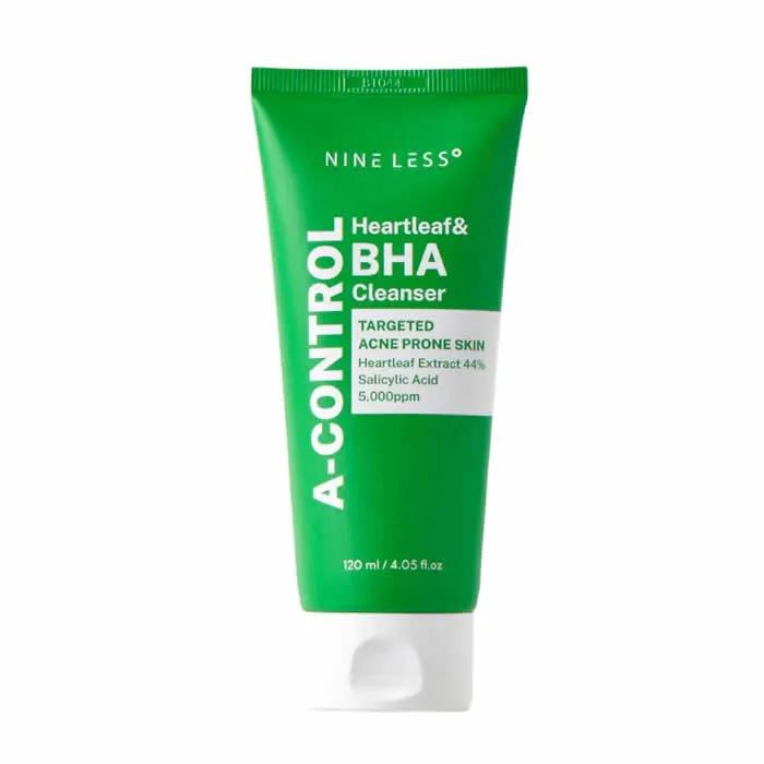 

Nine Less A-Control Очищающее средство с хауттунией и BHA 120 мл