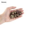 7 Pcs Red Green Meteor Hammer Metal Dice Solid Metal Polyhedral Dice Set Suitable For Role-Playing Dice PropBoard Game Gift