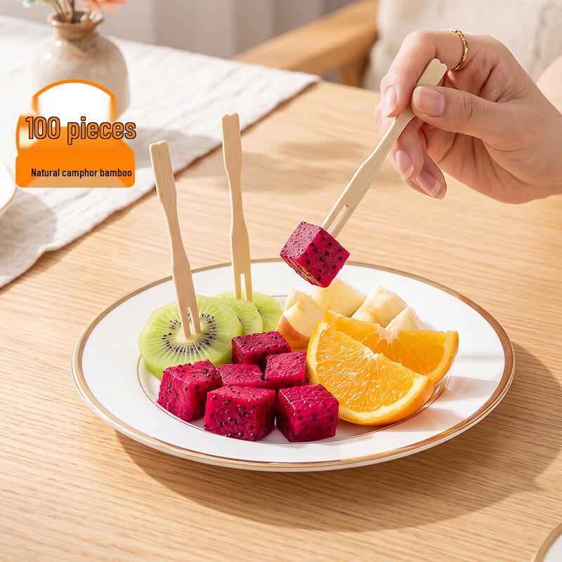 Disposable Bamboo Fruit Forks