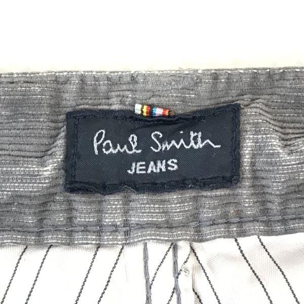Made In Japan Paul Smith Jeans Corduroy Flare Pants Men 31 L81 Gray Denim cBH539(USED)