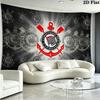 Sport Club Corinthians Paulista Wall Tapestry Aesthetic Wall Hanging Printed Fabric Blanket Decorative Tapestries for Bedroom Living Room Home Decor