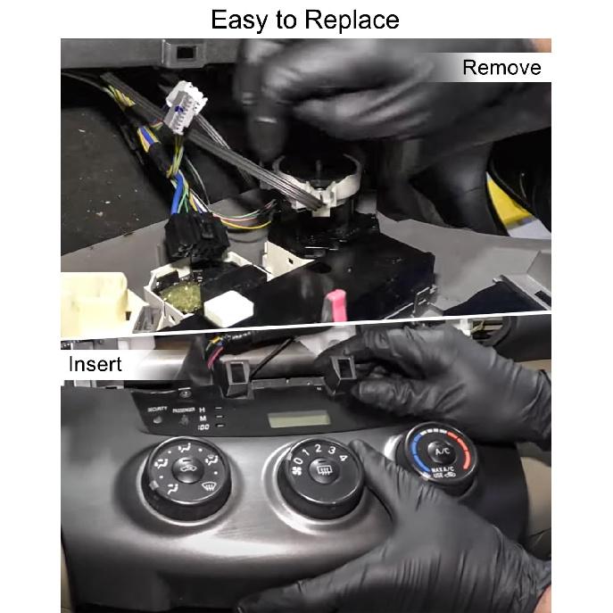 HVAC AC Blower Fan Knob Switch Wind Speed Control Fit for Toyota Corolla CE LE S XLE XRS L 2009 2010 2011 2012 2013 Matrix S XRS XR 2009 2010 Replace