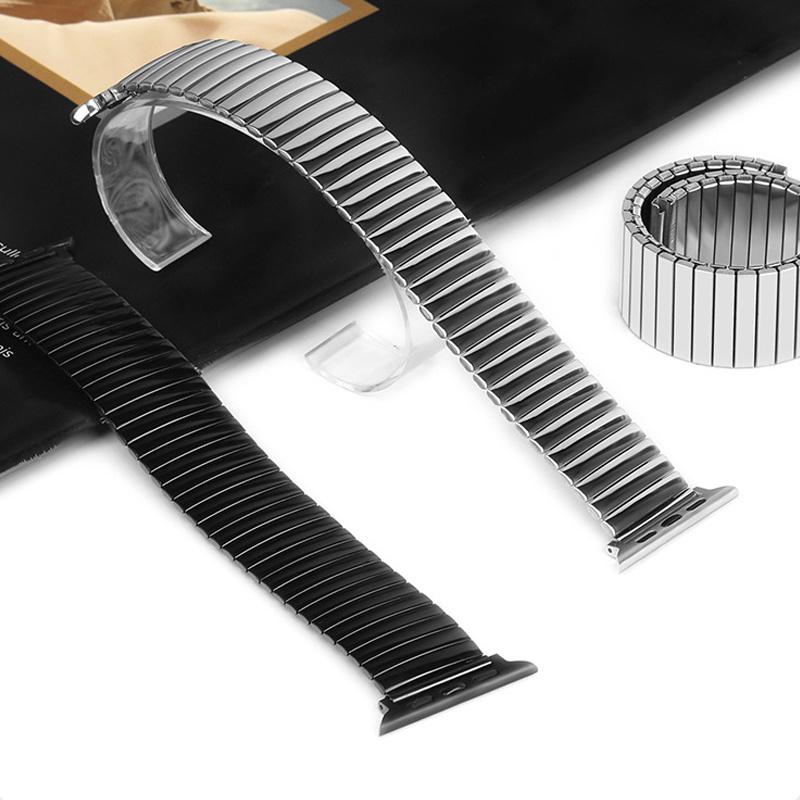 Strekkbare rustfrie bånd som er kompatible med for Apple Watch 8-rem 49 mm 41 mm 45 mm 42 mm 38 mm 40 mm 44 mm for IWatch-serien
