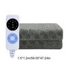 1.5x0.7M 220V Electric Blanket Woolen Thicker Heater Heated Mattress Thermostat Travel Heating Mat Winter Body Warmer For RV SUV