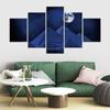 5Pcs Egypt Pyramids Moon Modern Decor Paintings Wall Art Home Decor No Framed 5 Panel Room Decor Abstract Poster