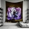 Green Flame Warrior Tapestry Tapestry Background Cloth Fashion Print Soft Home Decor Christmas Gift