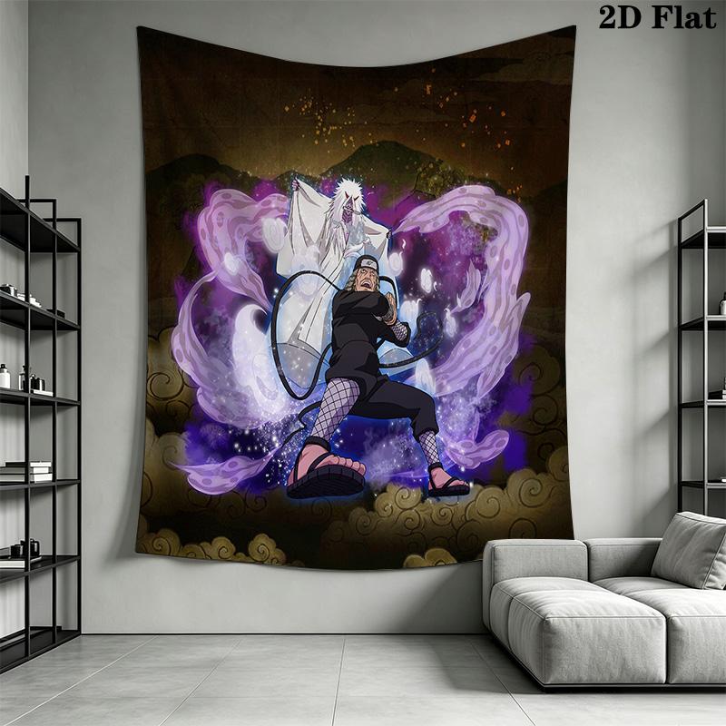 Green Flame Warrior Tapestry Tapestry Background Cloth Fashion Print Soft Home Decor Christmas Gift