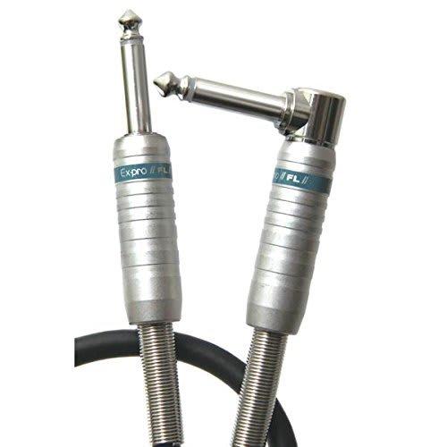 Ex-pro FL-3LS Shielded Instrument Cable, Right Angle x Straight, 3m