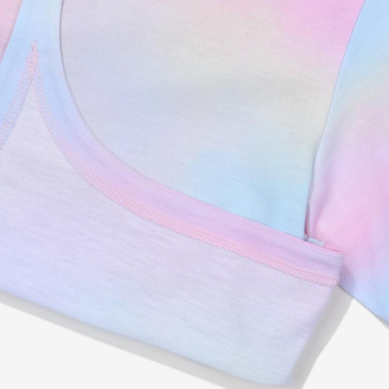 [fila Kids] Dziewczęcy T-shirt Crop Fit z Efektem Gradacji Fk2rsf2206f Epk  q0zFk2rsf2206fEpk