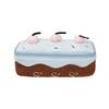 Cherry Cake Design Pen Bag Plush Pencil Pouch Durable Stationery Organizer Bag  School Office