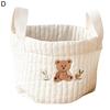 Storage Basket Soft Texture Wide Application Cotton Assorted Cartoon Organizer Box Household Supplies