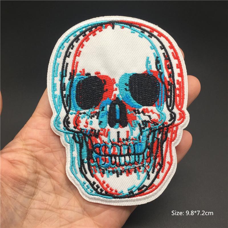 Funny Embroidered Patches For Clothing Cartoon Sticker Jacket Iron-On Transfers For Clothing Anime Clothes Patches