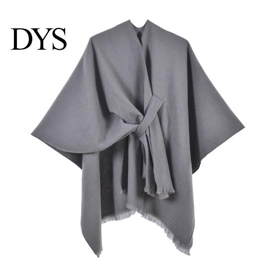 Sciarpa a tinta unita da donna Autunno Inverno Double Face Delicata sulla pelle per Imitazione Cashmere Sciarpa Versatile Cardigan