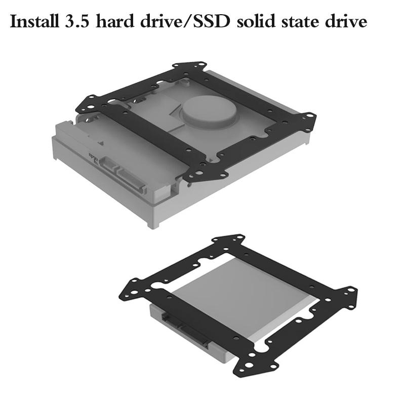12Cm Fan Hard Drive Bracket Ssd 3.5 Inch Hard Drive Multi-Layer Stacking Bracket