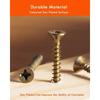 360 PCS Carbon Steel Deck Screws M 3.5 Wood Screws Countersunk Flooring Nails  Woodworking