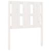 VidaXL Tête de lit Blanc 80,5x4x100 cm Bois massif de pin 817966