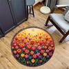 1pc home carpet colorful tulip design rug non slip office decor gift living room bedroom