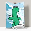 Cartoon J-Joguman Studio Cute Blanket Design Lightweight  For Dorms, Naps, Living Room, Office,Sofa,All-Season