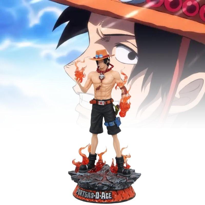 One Piece Ace Pvc Toy Doll Model Desktop Decoration Children Christmas Gift