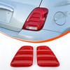 Sauicemy Fiat 500 2016-Present Rear Light Decorative Panel Tail Light Cover Light Protection Cover