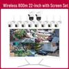 Wireless HD All-in-One Camera System for Home & Outdoor - No Wiring Needed