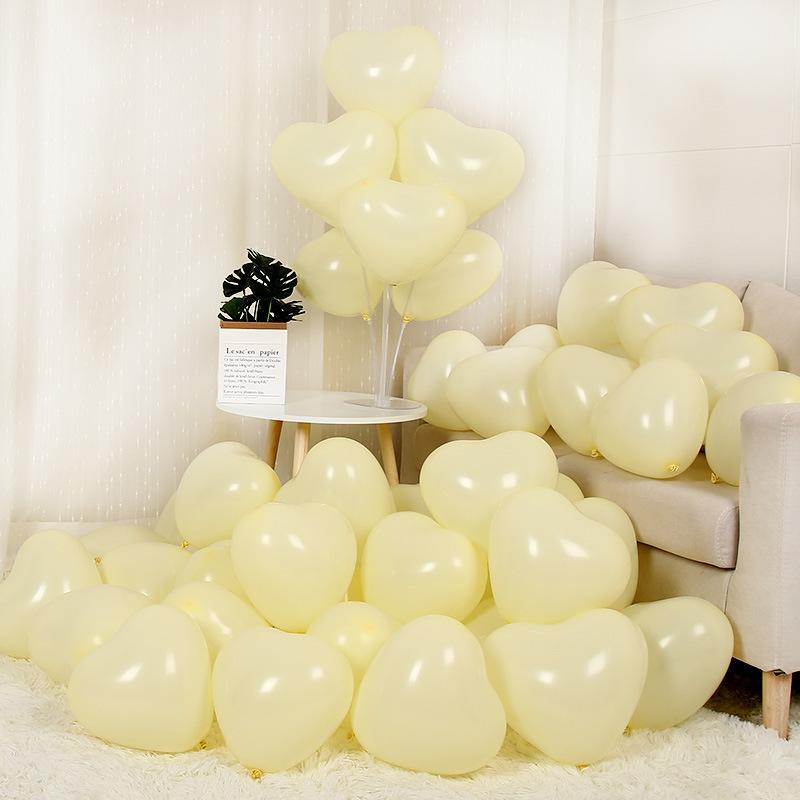 20/50 Stück 12 Zoll Süßigkeiten Macarons Herzform Latexballon Geburtstagsparty Dekorationen Hochzeitsdekorationen Kinderparty Globos Decor