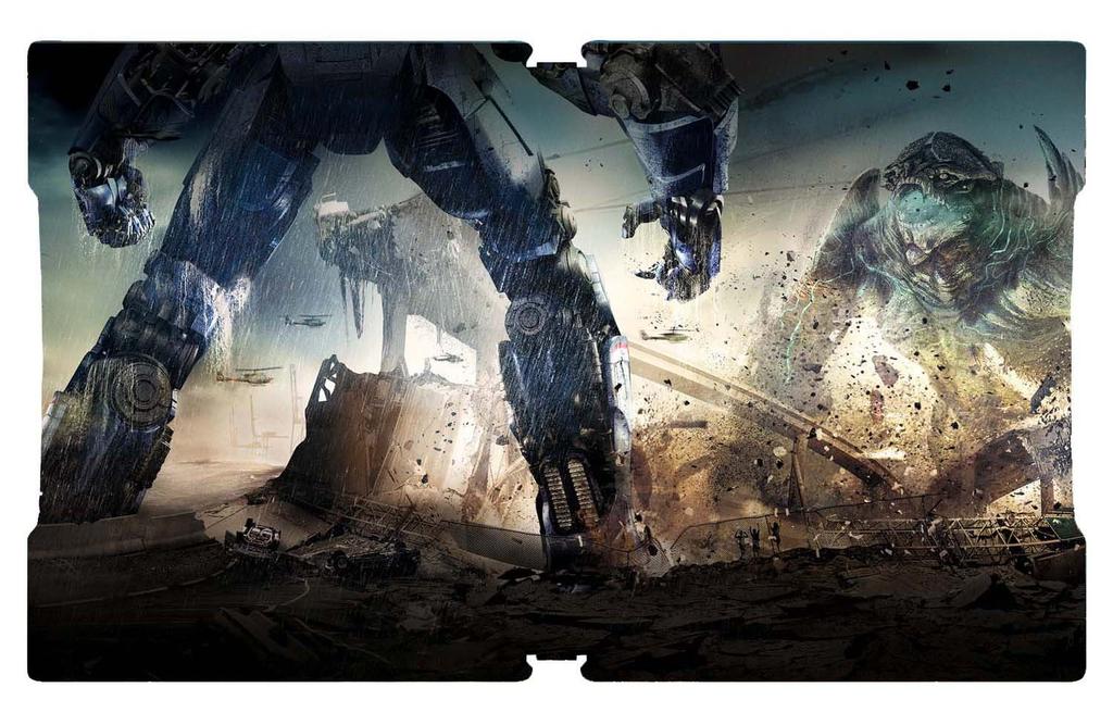 Pacific Rim Steelbook Edition Blu-ray (3-Disc Set) [Blu-ray]