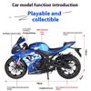 1/12 Suzuki GSX1000R Motorcycle Model Alloy Die Cast Motorcycle Ornaments Boys Toy Birthday Gift