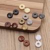 100pcs Hinged Plastic Screw Cap Cover Nuts Fold Snap Protective Cap Button For Car Furniture Decorative Nuts Bolts Hardware