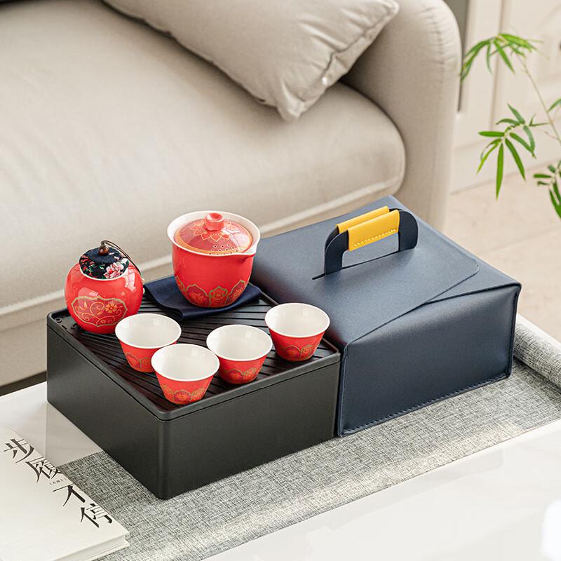 Changqi Portable Ceramic Travel Tea Set