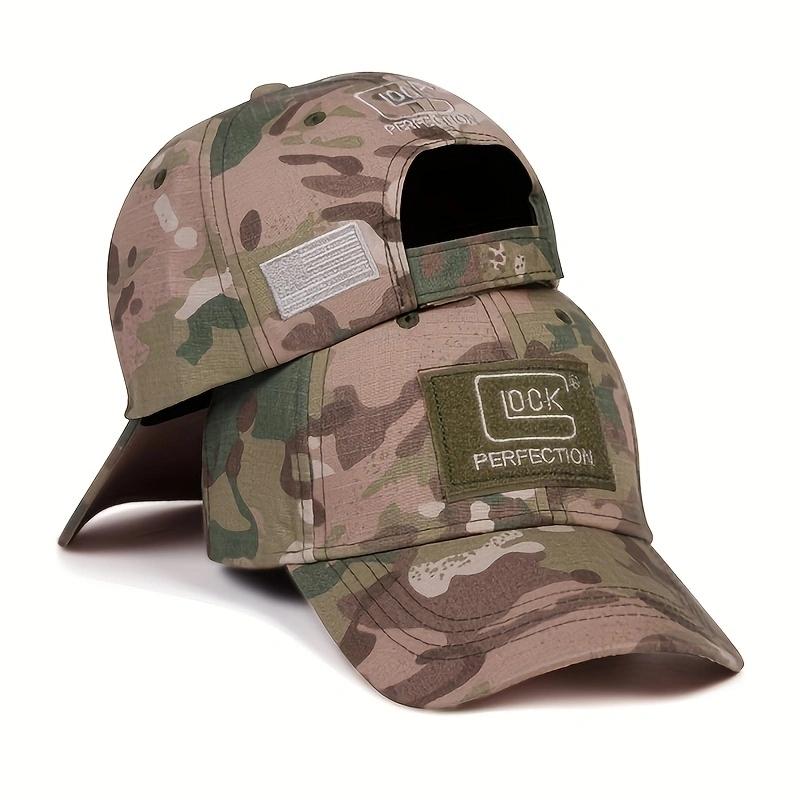 Unisex Lock Sticker Embroidery Baseball Caps Spring and Autumn Outdoor Adjustable Casual Hats Sunscreen Hat Sports Golf Cap