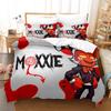 3D Print  Moxxie Boss Bedding Set Single Twin Full Queen King Size Bed Set Adult Kid Bedroom Duvet Cover Sets Home Textiles