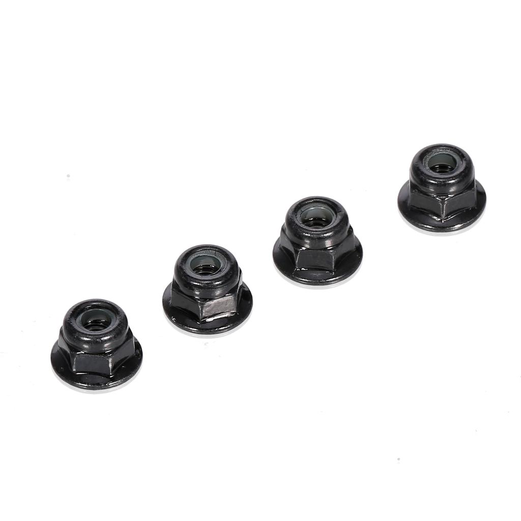 M4 Metal Wheel Lock Nuts, 4mm, 12 Pieces, High Strength Accessories for Remote Control Cars
