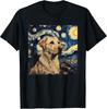 Labrador Retriever Art Inspired T-Shirt Featuring Starry Night Design