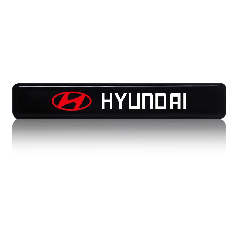 1Pcs Car Front Grille Badge Head Grill Emblem LED Light For Hyundai Fe Sonata Solaris Azera Creta I30 IX25 IX35