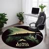 1pc The Lord of the Rings Office Round Area Rug, Under Office Chairs Bedroom Living Room Home Decor A1022149