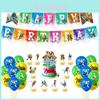 Legend Of Zelda Game Theme Balloon Banner Cake Toppers Set Party Decorations
