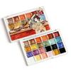 24/72/144 Farben 2ml feste Aquarellfarbe Skizzen-Set für Anfänger, tragbar, komplettes Set an Künstlerbedarf für Schüler