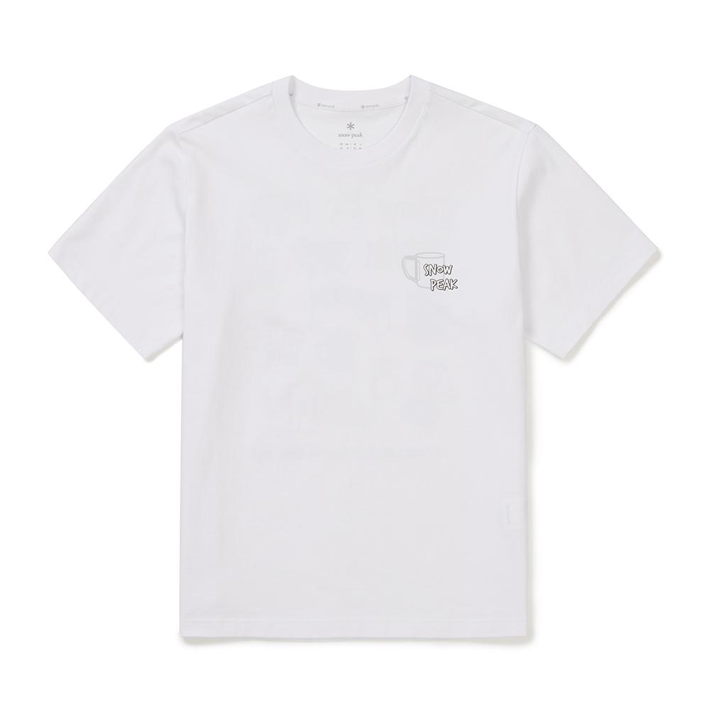 SNOWPEAK Aerocool Gear Short Sleeve T-shirt White (S25MMFTS78)